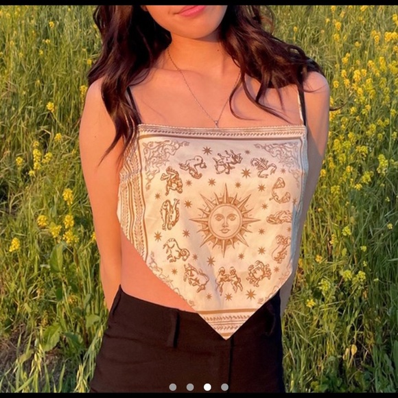 Danielle Bernstein Handkerchief Top - Picture 3 of 3